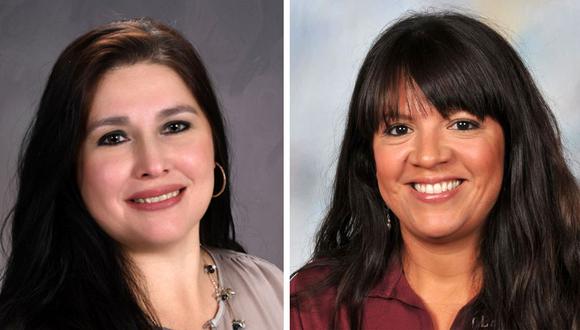 Las profesoras Irma Garcia y Eva Mireles, asesinadas en el tiroteo en la escuela primaria de Texas.