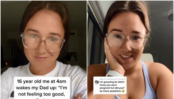 Una joven de Australia reveló que dio a luz en el baño con ayuda de su padre, a quien le había dicho que tenía dolor de estómago. (Foto: @therealelwoods)