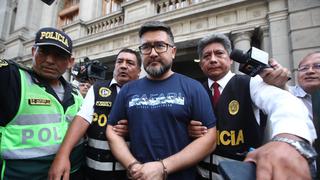Geiner Alvarado es trasladado a carceleta del INPE en Ancón