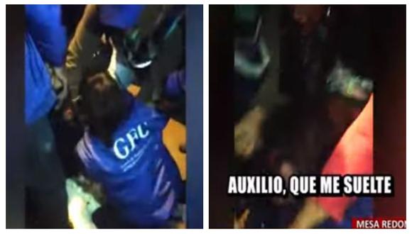 Imágenes muestran el ataque a la fiscalizadora de la Municipalidad de Lima por parte de una vendedora ambulante en Mesa Redonda. (Video: Captura Buenos Días Perú)