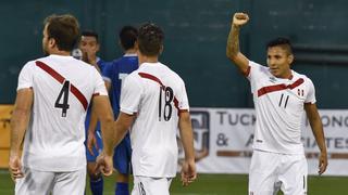 Perú derrotó 3-1 a El Salvador por compromiso amistoso