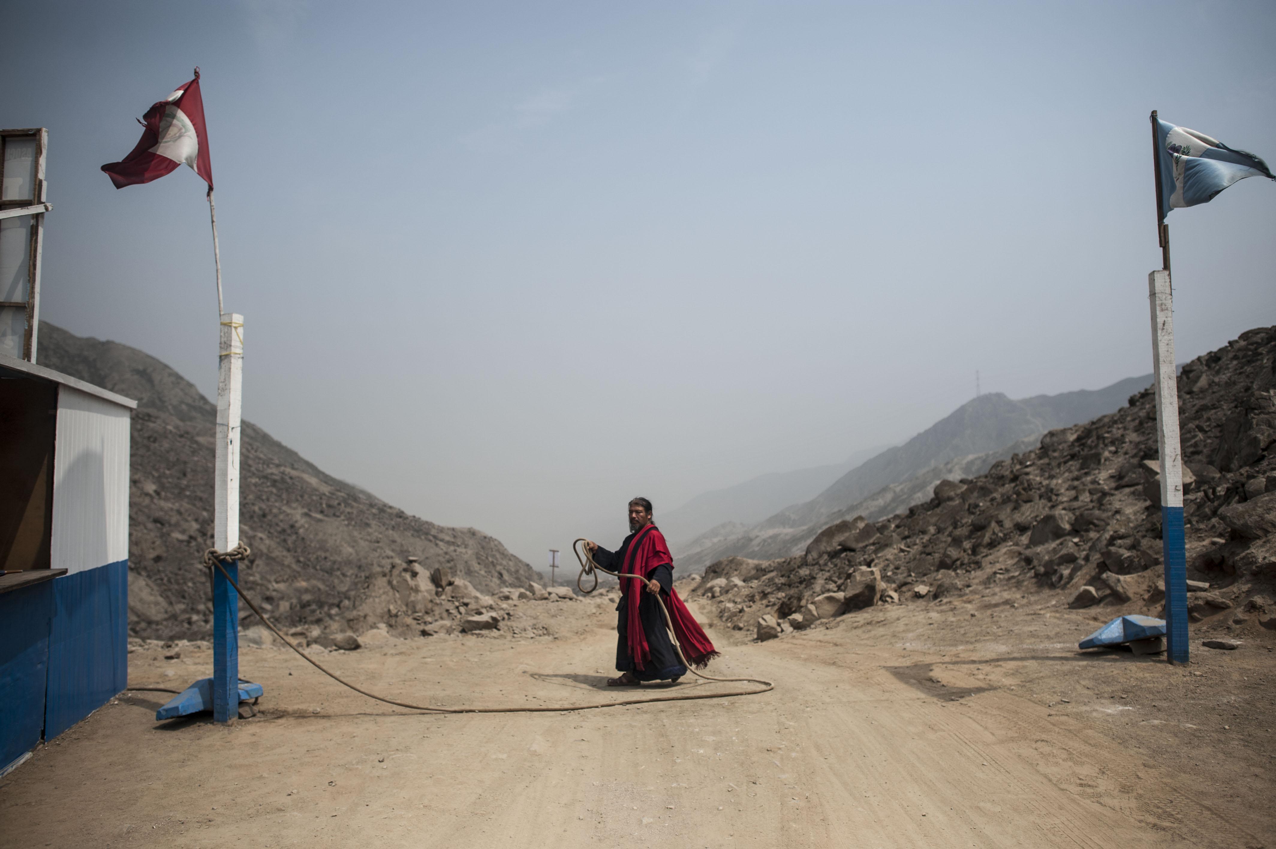 Frepap: así era el templo de 70 hectáreas que la secta posee en la carretera a Huarochirí. FOTO: Elias Alfageme