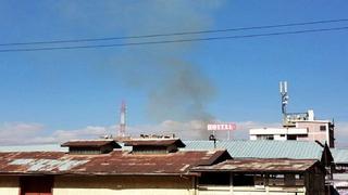 Huancayo: incendio arrasó con tres inmuebles en el centro de la ciudad