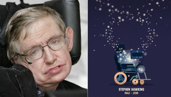 La emotiva despedida de Pictoline a Stephen Hawking. (Foto: AFP/Facebook)