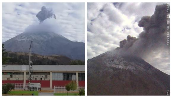 La explosión del volcán Ubinas ocurre como parte del proceso eruptivo que atraviesa el macizo. (Foto: IGP)