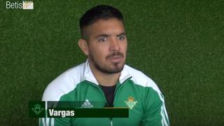 Juan Vargas habló del Betis, de sus ídolos y sobre la 'U'