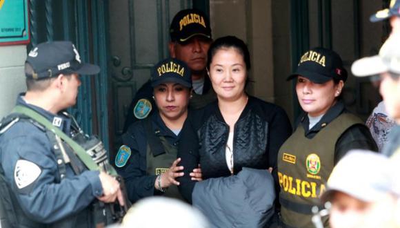 Keiko Fujimori sostuvo en reiteradas ocasiones que su prisión preventiva carecía de fundamento legal. (Foto: El Comercio)