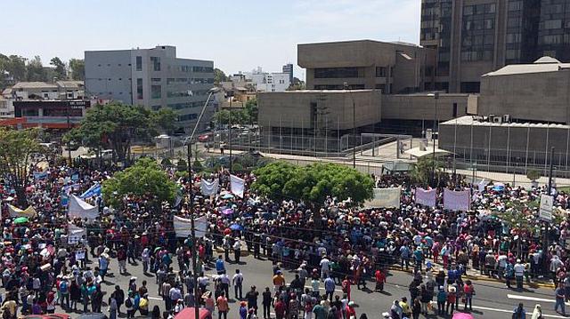 San Isidro: protesta bloqueó por varias horas Canaval y Moreyra - 1