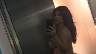 Kim Kardashian se desnuda para aclarar que su embarazo va bien