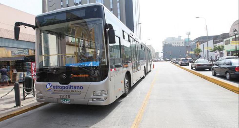 Habrá cámaras externas en buses de El Metropolitano para captar incidencias. (Foto: elcomercio.pe)