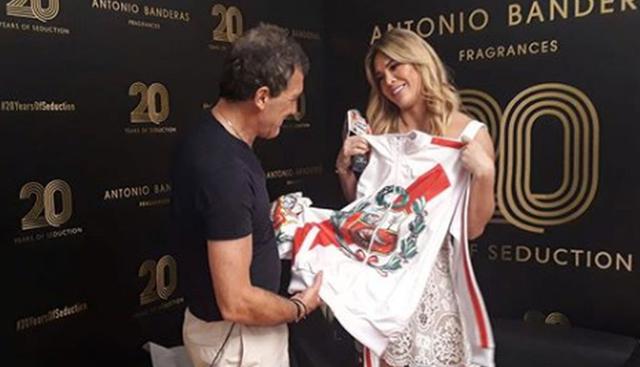 Sheyla Rojas quedó fascinada con Antonio Banderas: “Es un hombre maravilloso”. (Instagram)