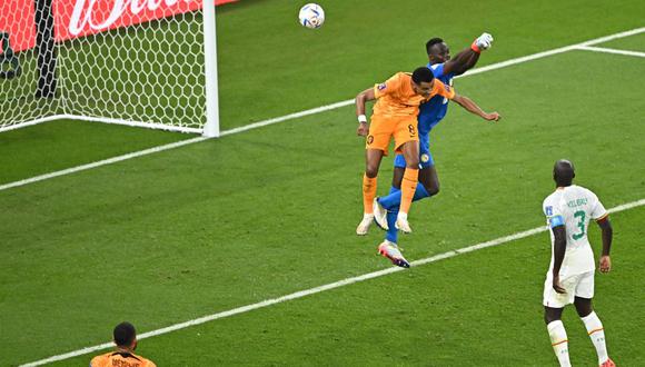 Gakpo marcó el primer tanto de Países Bajos al minuto 84. (Foto: AFP)