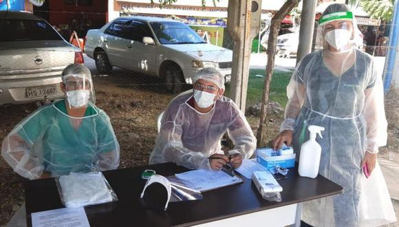 El personal en la frontera boliviana con Brasil redobla esfuerzos para contener el avance de los contagios. (SEDES SANTA CRUZ).