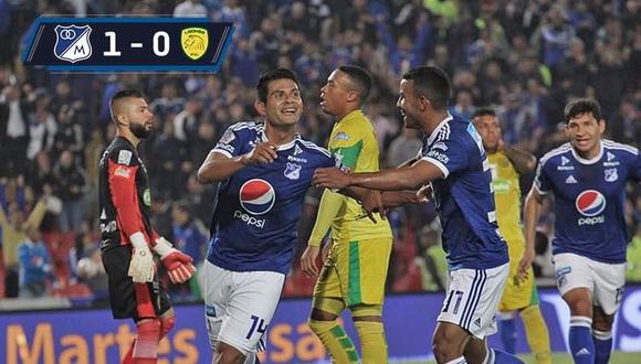 Millonarios venció 1-0 a Leones, con gol de Silva, por la Liga Águila. (Foto: Facebook)