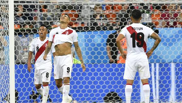 La selección peruana falló muchas ocasiones de gol ante Dinamarca. Con la presencia de Paolo Guerrero llegaron las opciones más claras, pero no hubo efectividad. (Foto: AP)