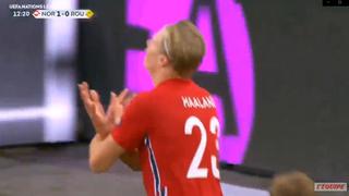 Erling Haaland anota su primer ‘hat trick’ con la selección mayor de Noruega | VIDEO
