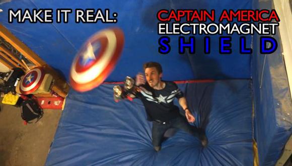 La réplica casi perfecta del escudo del Capitán America [VIDEO]