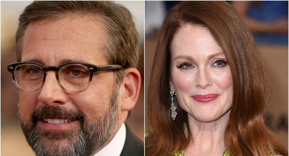 Steve Carell y Julianne Moore aparecen en la lista de presentadores de los próximos Premios Oscar. (Foto: Getty Images)