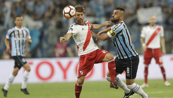 Leonardo Ponzio, capitán de River Plate, estará disponible para el partido de vuelta frente a Boca Juniors | Foto: AP