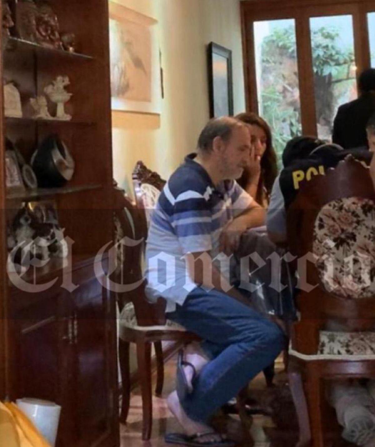 Momento del allanamiento y detención de Yehude Simon