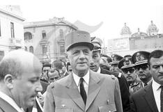 La llegada del general De Gaulle a Lima  