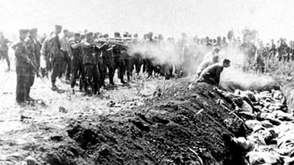 The Nazis used Babi Yar as an execution site between 1941 and 1943. (ALAMY)