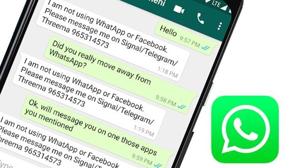 Conoce el método para informar a tus amigos que no usará WhatsApp a partir del 15 de mayo. (Foto: MAG)