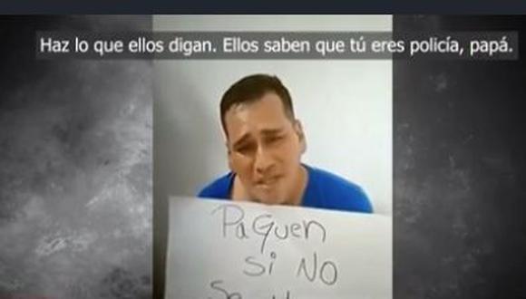 Los secuestradores enviaron este video a la familia de Quispe Culqui para presionar y exigir 100 mil nuevos soles por su libertad.