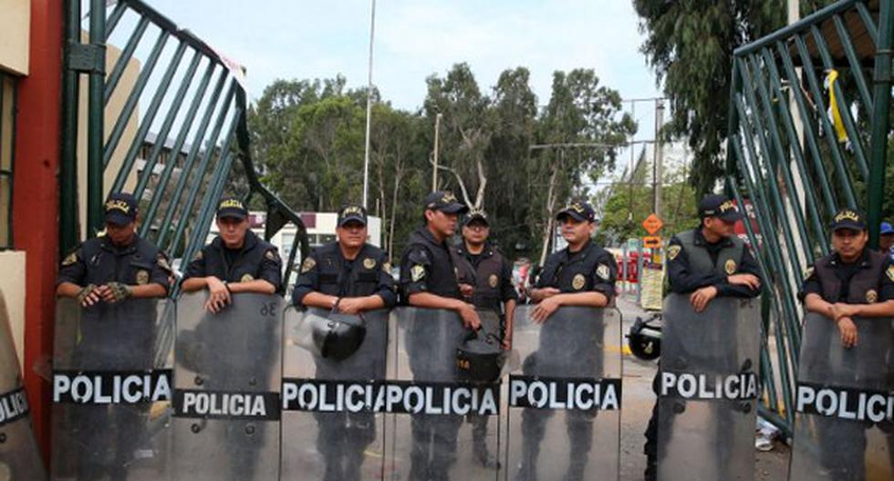 La Policía Nacional ingresó al campus de la Universidad Nacional Mayor de San Marcos y retomó el control de sus instalaciones. (Foto: Andina)