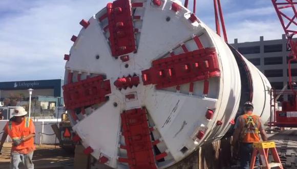 Esta es la esta gran tuneladora autónoma y eléctrica de Elon Musk. (Foto: captura de YouTube)