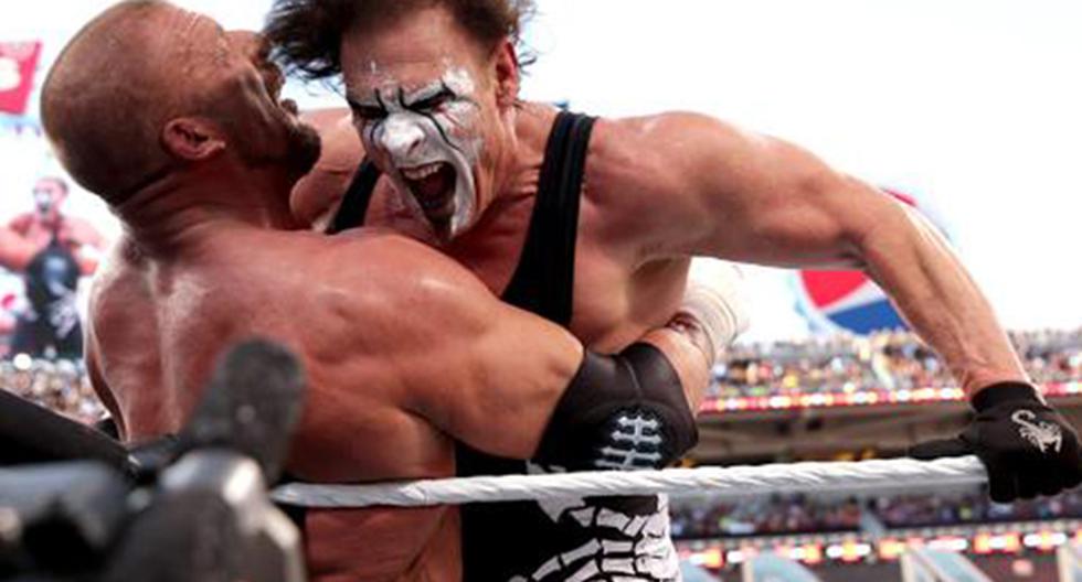 Triple H y una espectacular pelea ante Sting. (Foto: WWE)
