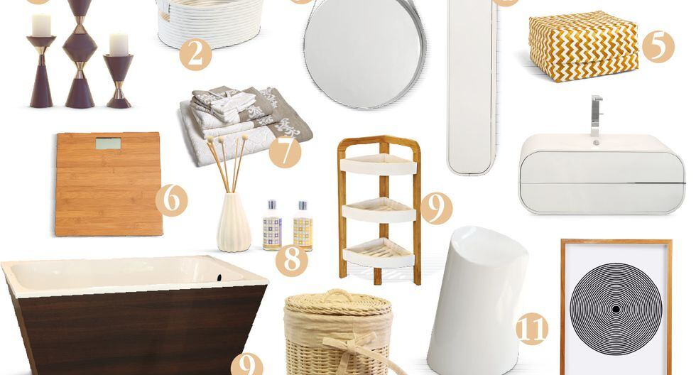 Decoración: Accesorios para convertir tu baño en un íntimo spa