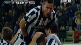 Juventus derrotó 1-0 al Parma y avanzó en la Copa Italia