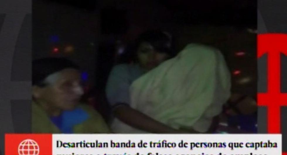 Banda de trata de personas fue capturada en Arequipa. (Video: América Noticias)