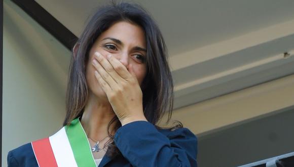 Virginia Raggi, alcaldesa de Roma. (AFP)
