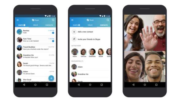 Skype será accesible en teléfonos de gama baja y media. (Foto: Microsoft)