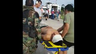 Ucayali: cuatro agentes antidrogas heridos tras emboscada