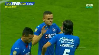 Cruz Azul vs. León EN VIVO: Javier Rodríguez y el gol que anotó a favor de los cementeros | VIDEO