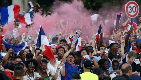 Francia | Rusia 2018 | Así celebra París la victoria del campeonato del mundo. (Foto: Reuters)