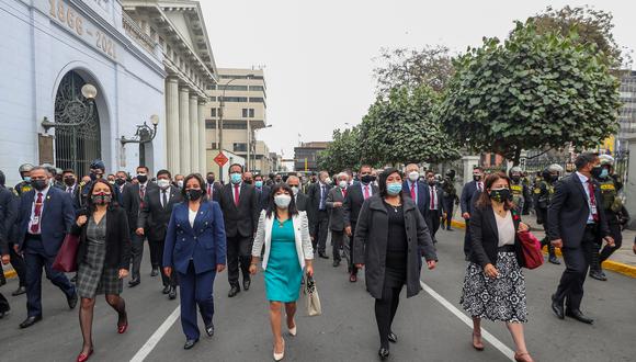 Legislador condiciona el apoyo al Gabinete Ministerial encabezado por Mirtha Vásquez. (Foto: PCM)