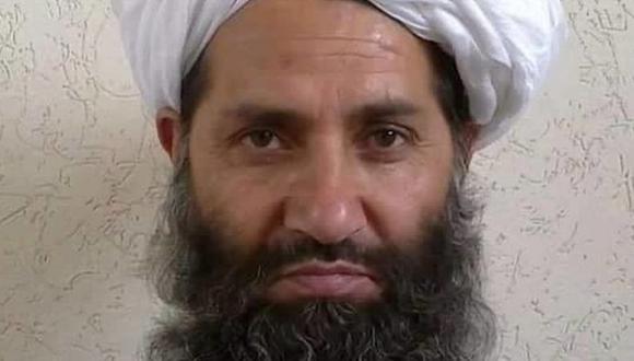 El jefe supremo de los talibanes Hibatullah Akhundzada. (AFGHAN ISLAMIC PRESS).