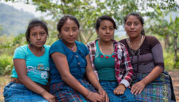 Mujeres de la Resistencia Pacífica Ixquisis en Guatemala. Foto: Global Witness / James Rodriguez.