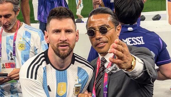 Lionel Messi y Salt Bae. (Foto: nusr_et | Instagram)