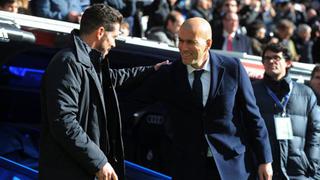 Zinedine Zidane elogió el buen juego del Atlético de Madrid