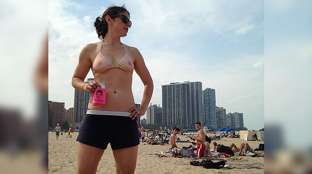 Liberación femenina: ¿”Mostrarías” todo con este bikini? - 1