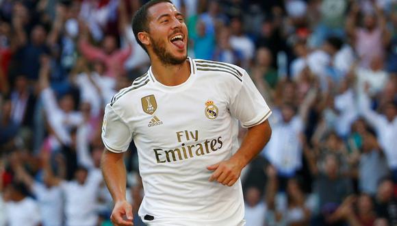 Eden Hazard marcó el 2-0 del Real Madrid ante Granada con una soberbia definición. (Foto: REUTERS/Javier Barbancho)