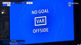 Manchester City vs. Tottenham: el VAR anuló el gol agónico de Sterling por offside | VIDEO