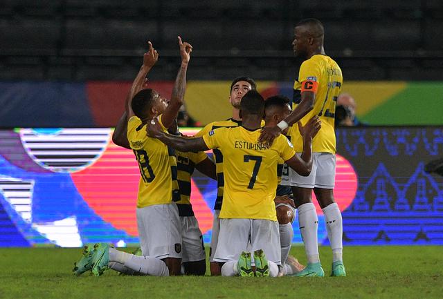 Ecuador vs .Venezuela jugaron por Copa América 2021. Foto: AFP