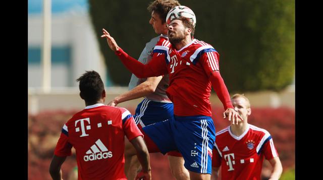Bayern, con Claudio Pizarro, disfruta entrenamiento en Doha - 14