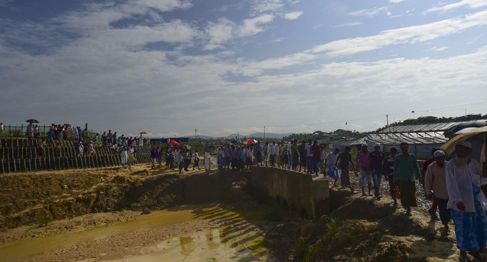 En total unos 906.500 rohingyás viven hacinados en los campos de Bangladesh. Foto referencial. (Archivo / AFP)